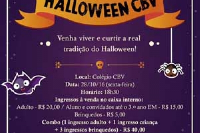 CBV arma festa de Halloween