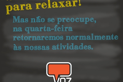 VOZ não funcionará no feriado de Tiradentes (21)