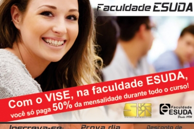 Novo vestibular Esuda com financiamento estudantil