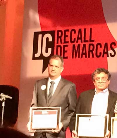 Turquesa primeiro lugar no JC Recall de Marcas