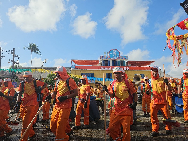 BALANÇO CARNAVAL: Foliões geraram mais de 600 toneladas de resíduos no Sítio Histórico de Olinda